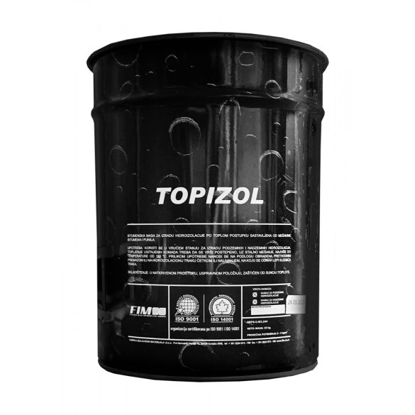 Topizol - Vödrös bitumen - Homogén bitumen és töltőanyag keverék - 25KG