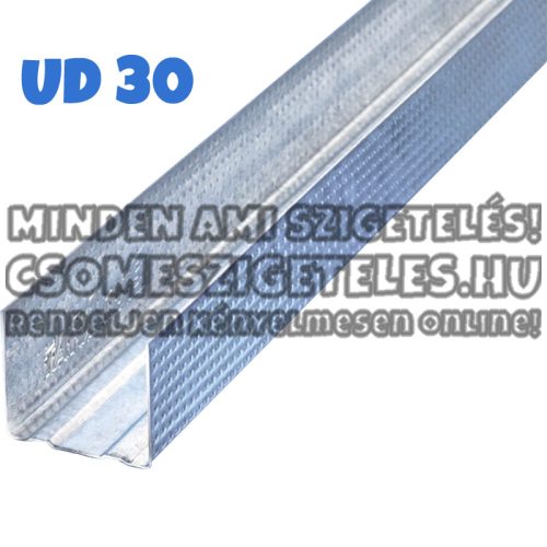 UD30 - GIPSZKARTON SZEGÉLYPROFIL ÁLMENNYEZETHEZ - 0,5 MM