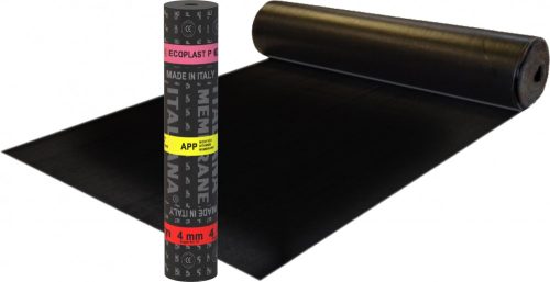 Ecoplast P - 4mm Doppio Film - Hegeszthető APP modifikált bitumenes lemez poliészterfátyol hordozóbetéttel