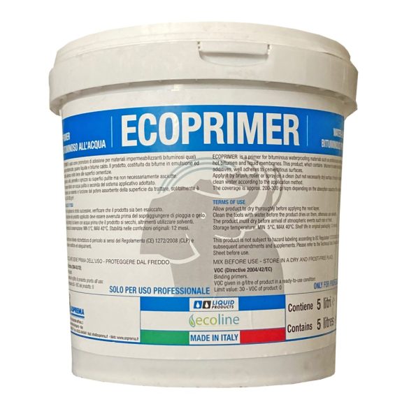 Ecoprimer - Vízbázisú bitumenes kellősítő anyag - 5L