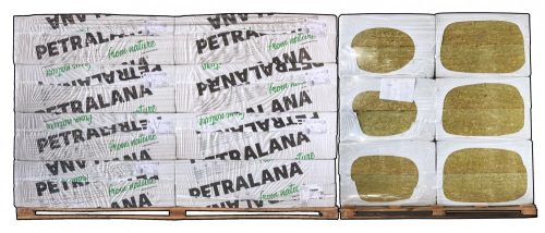 8 cm - Homlokzati vakolható kőzetgyapot tábla - Petralana - Petrafas