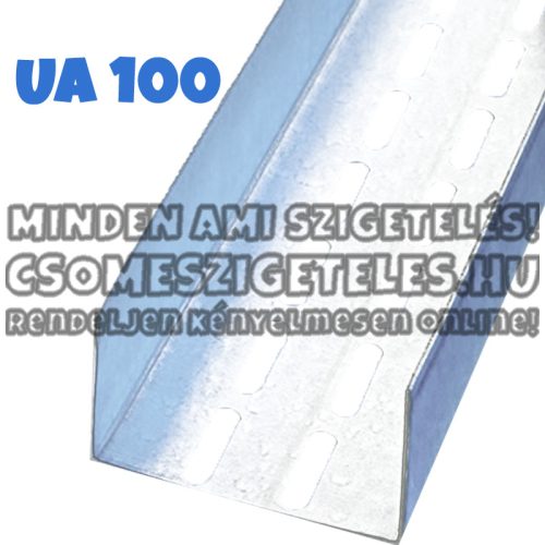 UA100 - GIPSZKARTON MEREVÍTŐ PROFIL - 2MM