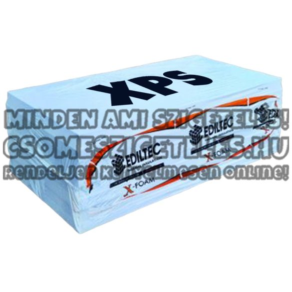 14CM - XPS -LÁBAZATI HŐSZIGETELŐ LEMEZ - EDILTEC